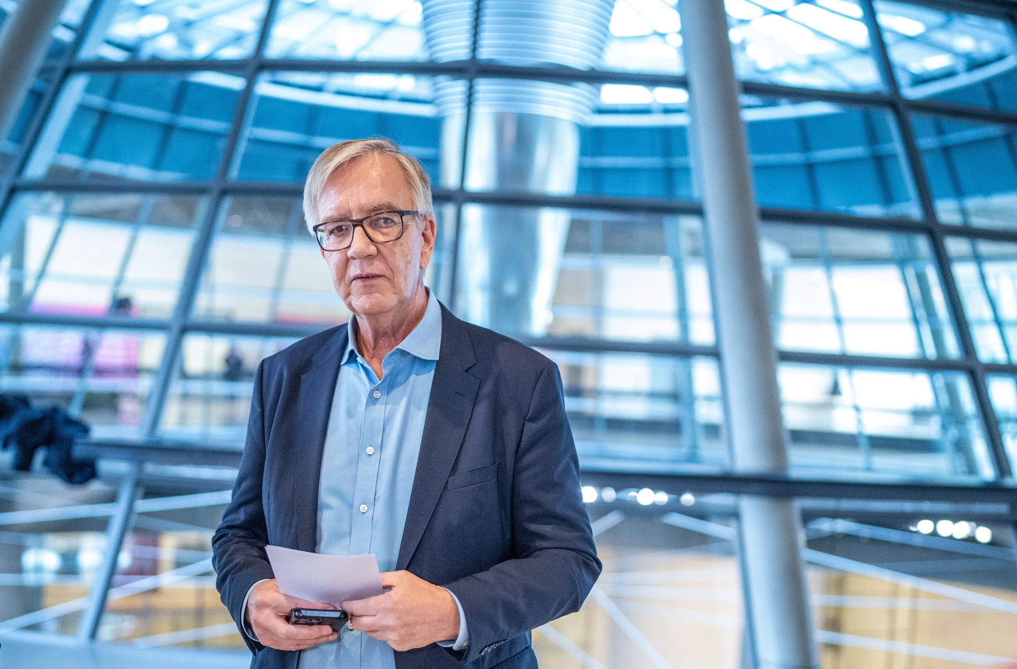 Dietmar Bartsch hat eine Idee, wie die Ampel-Koalition ihre Finanzsorgen angehen könnte: eine «Klimareichensteuer».