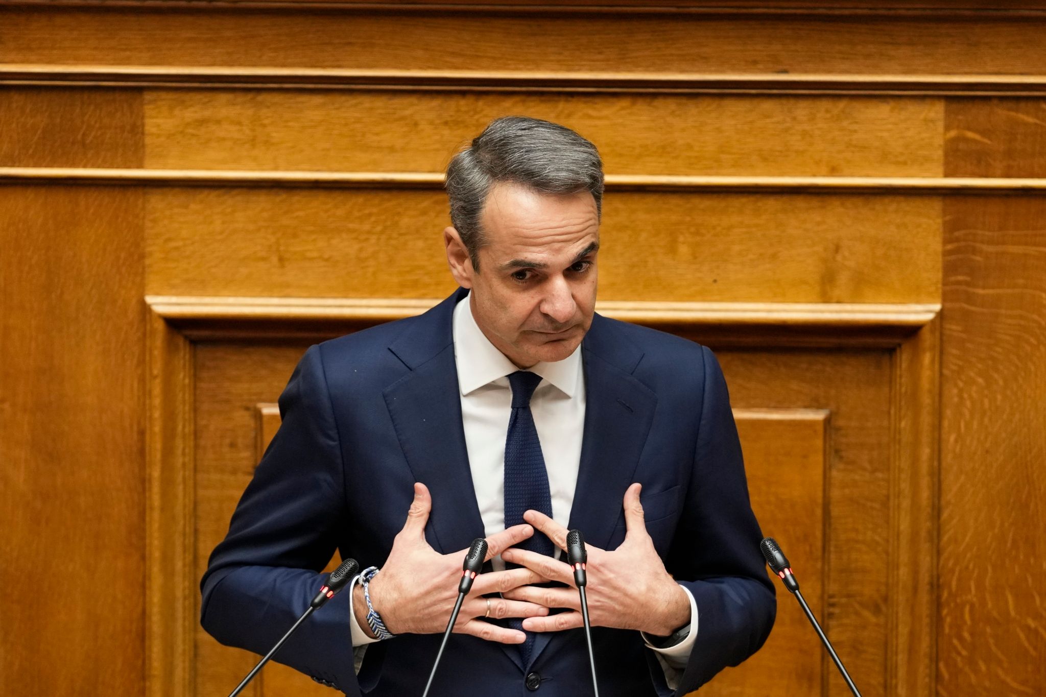 Der griechische Ministerpräsident Kyriakos Mitsotakis.