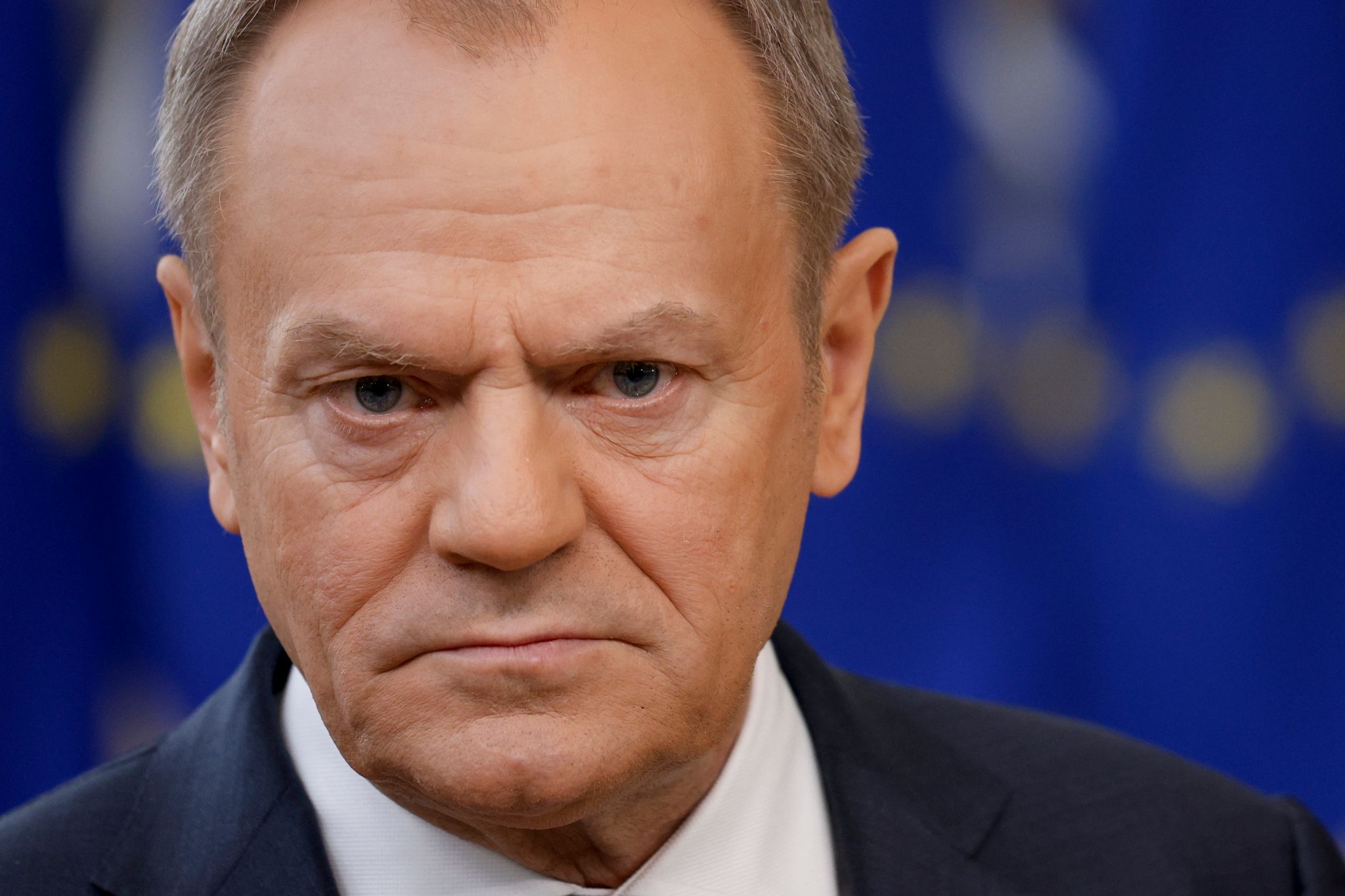 Der polnische Premierminister Donald Tusk reagiert verärgert über die gescheiterten Ukraine-Hilfen.